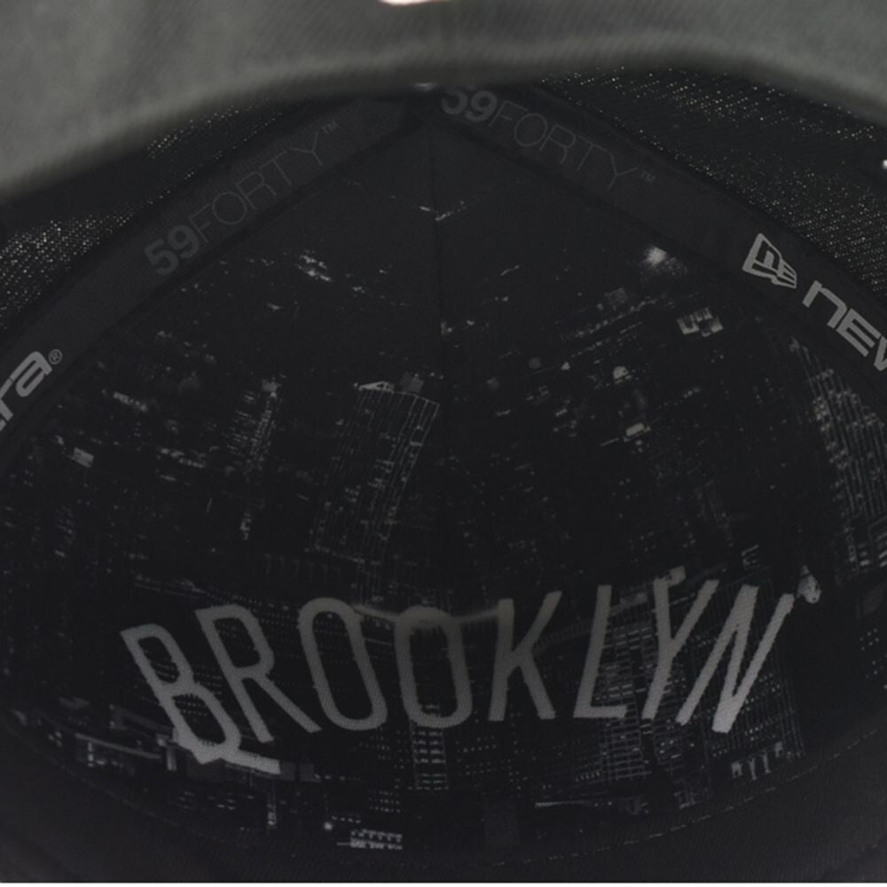 New Era NBA26 Brooklyn Nets Rhinestones Mens Fitted Hat Black 60861352