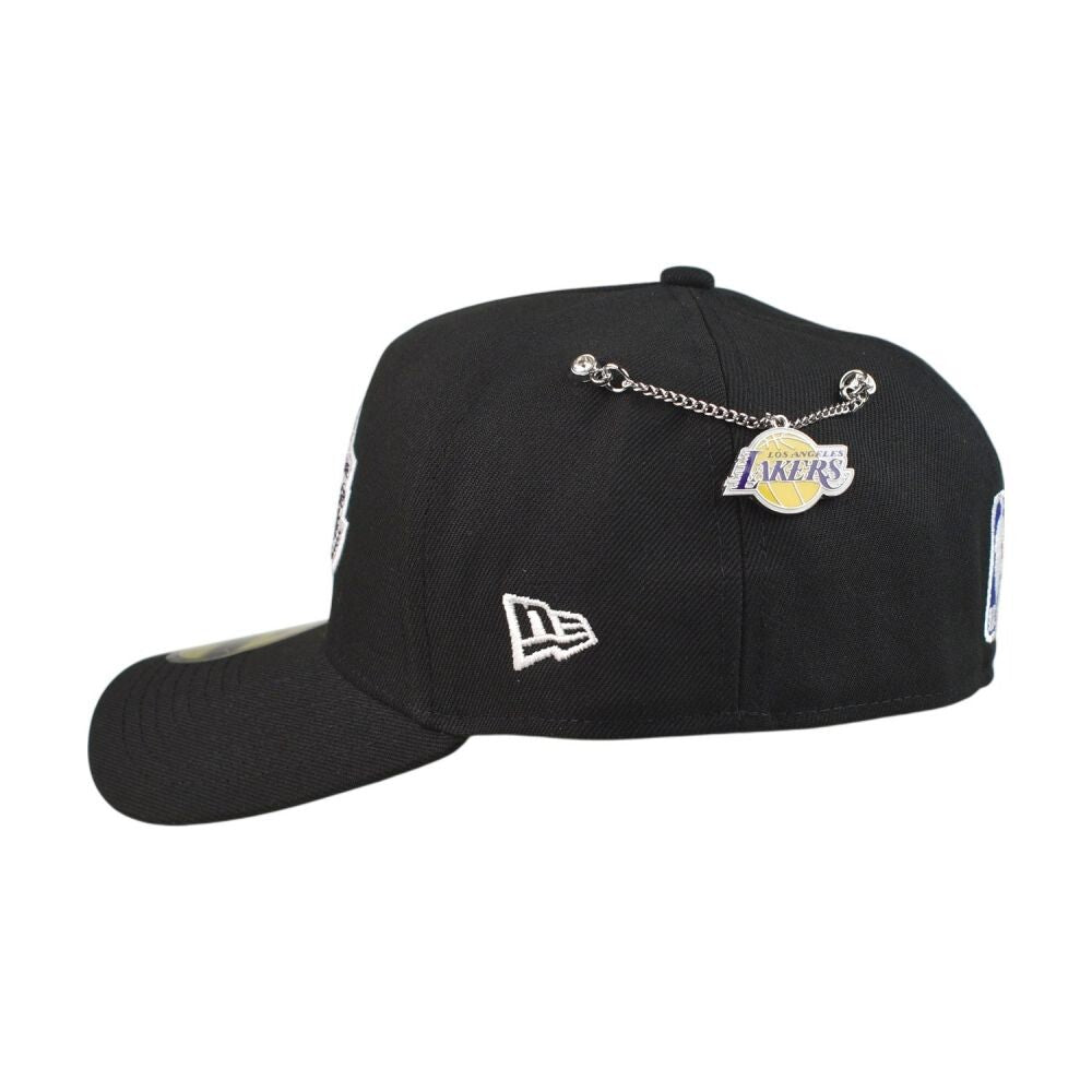 New Era NBA26 Draft LA Lakers Rhinestones Mens Fitted Hat Black 60861381