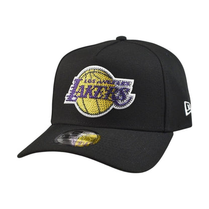 New Era NBA Draft LA Lakers Rhinestones Mens Snapback Hat Black 60861499