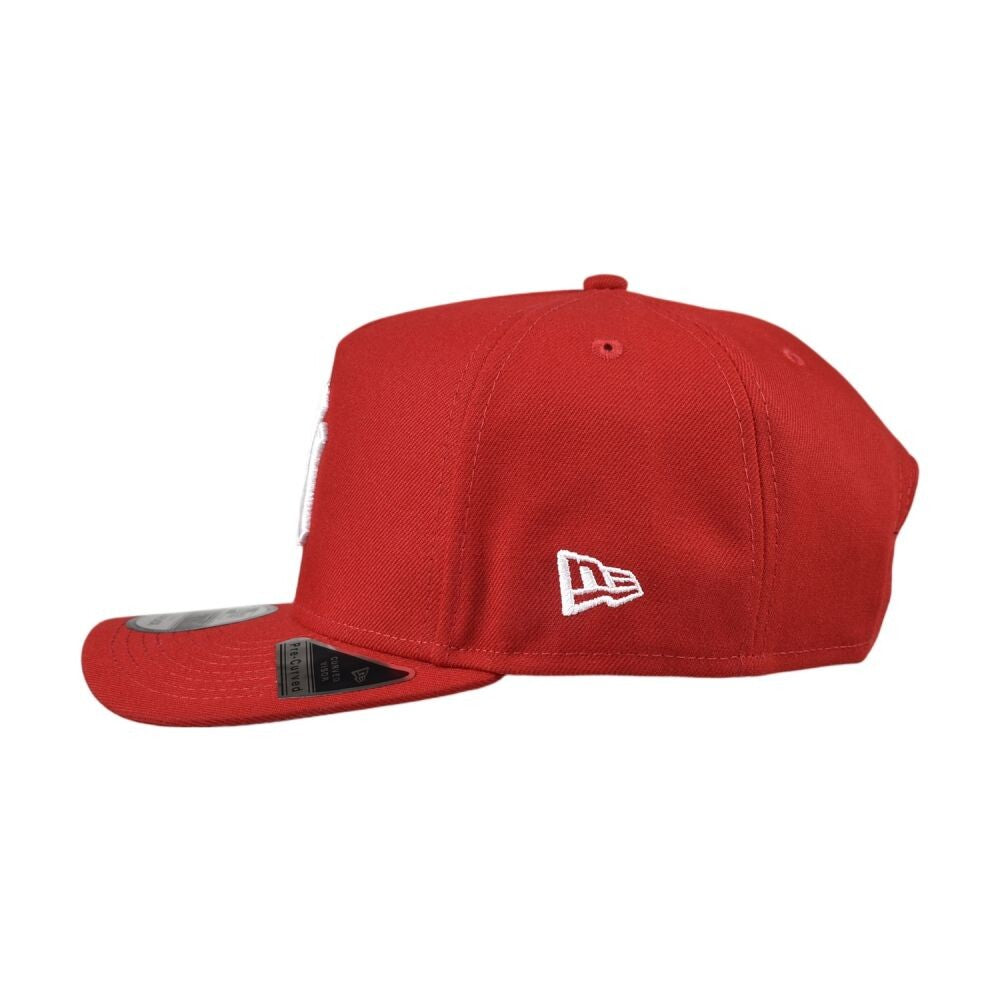 New Era A-Frame NY Yankees 9Fifty Men's Snapback Hat Scarlet 60873565