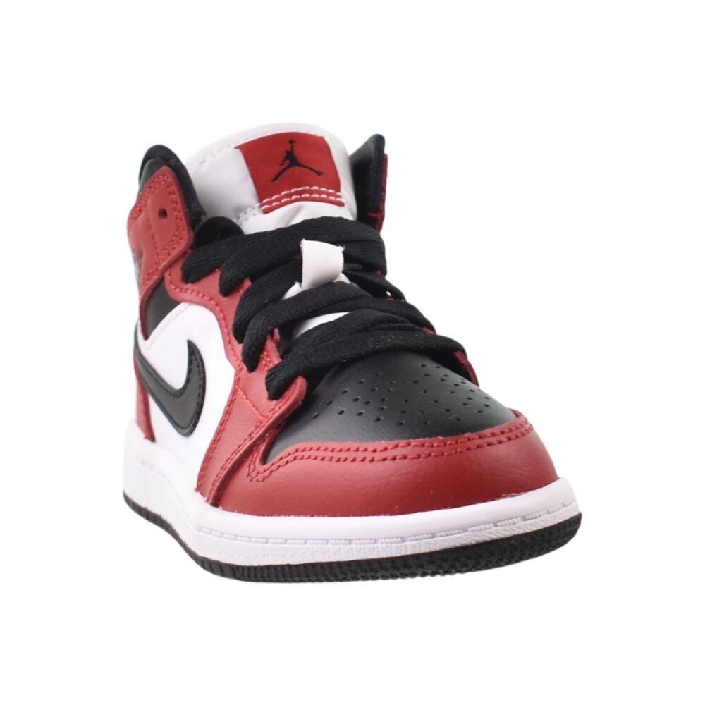 Jordan 1 Mid (PS) "Chicago Toe" Little Kids Shoes Black-Gym Red 640734-069