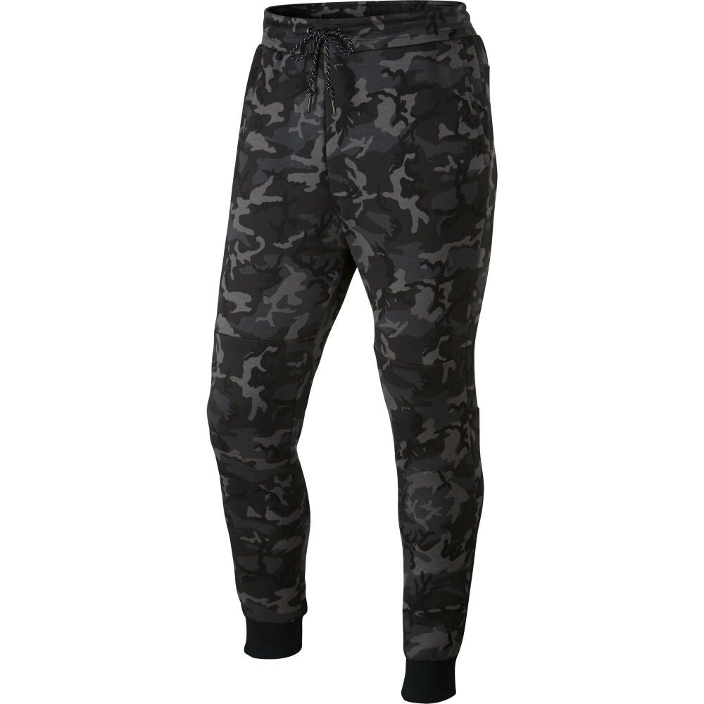 Nike Tech Fleece Camo Men's Sweatpant Medium Ash-Black 682852-233