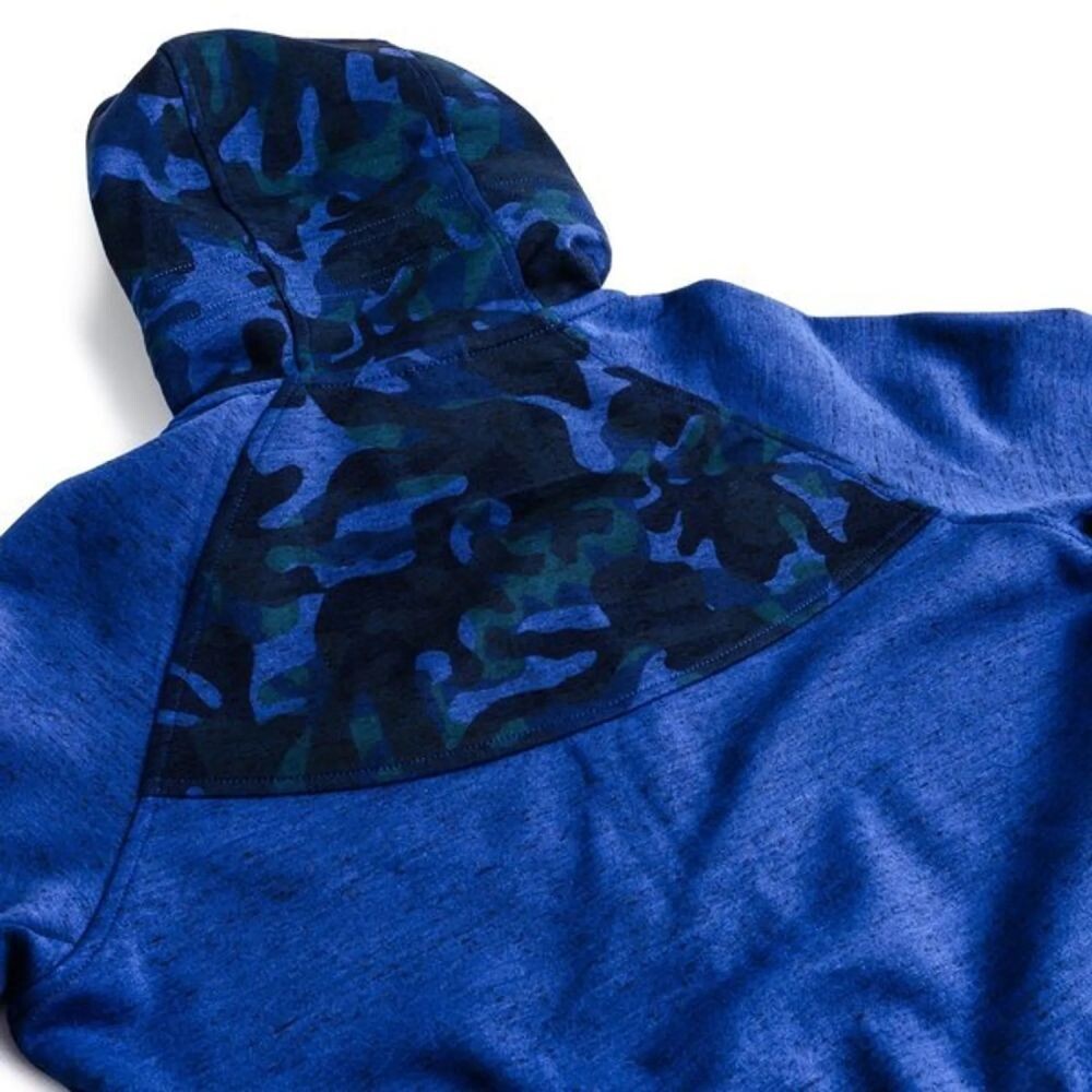 Nike Tech Fleece Fullzip Print Women's Hoodie Blue/Camo 685491-455