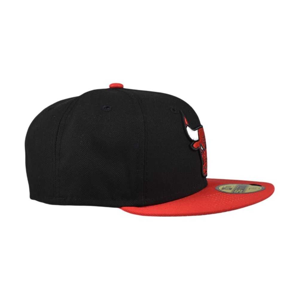 New Era Chicago Bulls 59Fifty Men's Fitted Hat Black/Red/White 70343698