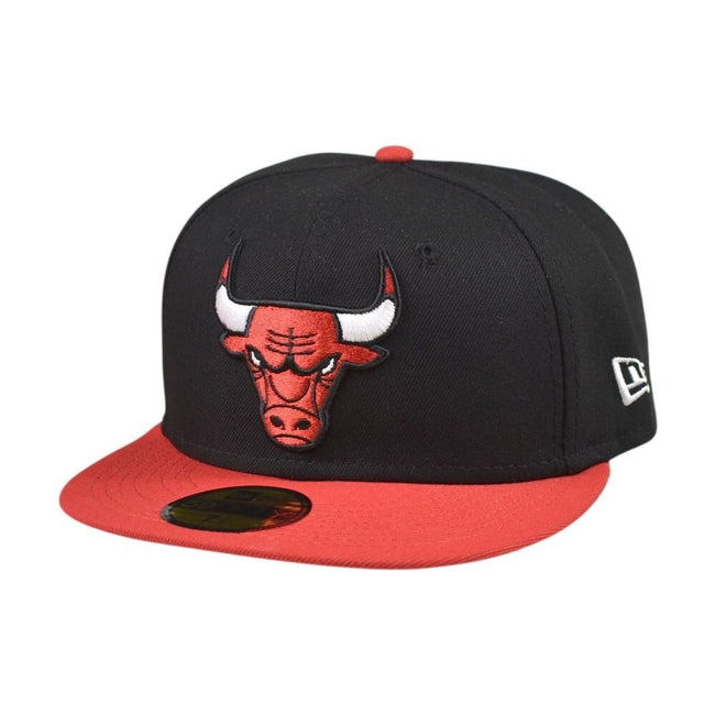 New Era Chicago Bulls 59Fifty Men's Fitted Hat Black/Red/White 70343698