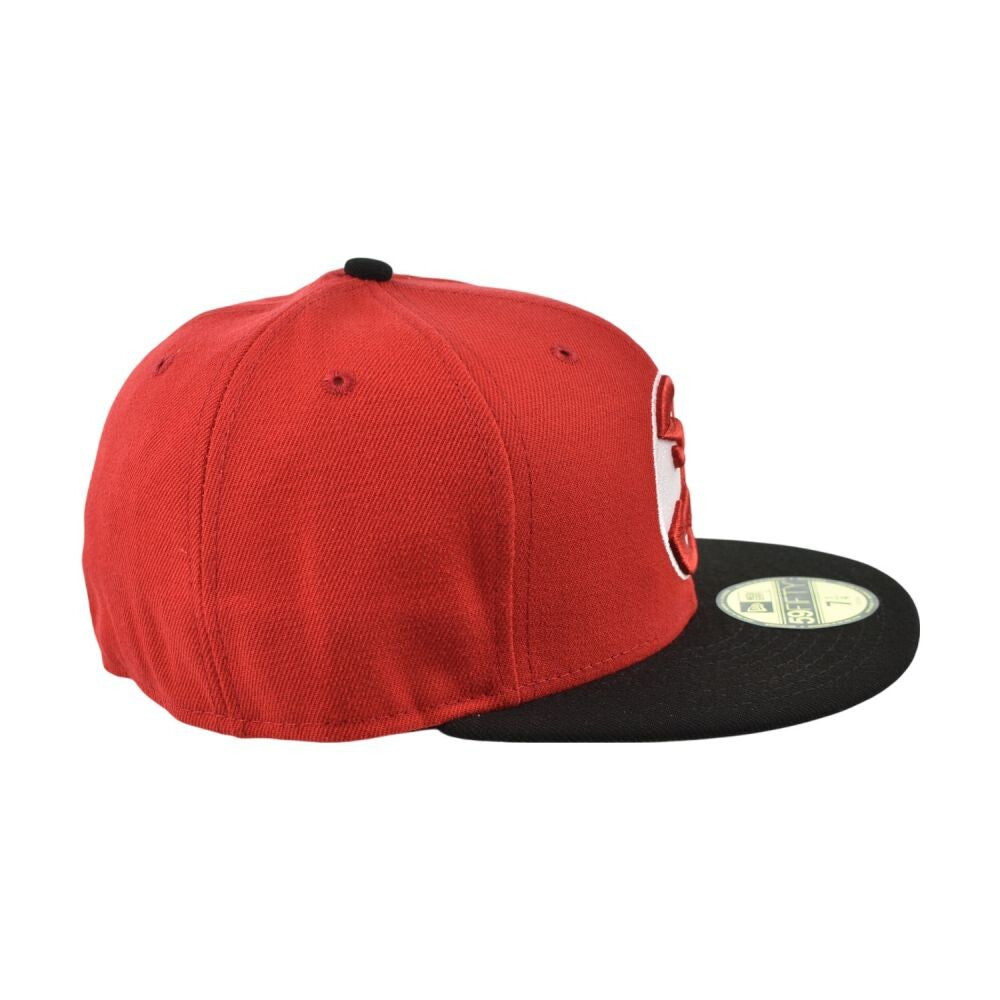 New Era 2Tone Atlanta Hawks 59Fifty Men's Fitted Hat Red/Black 70343705