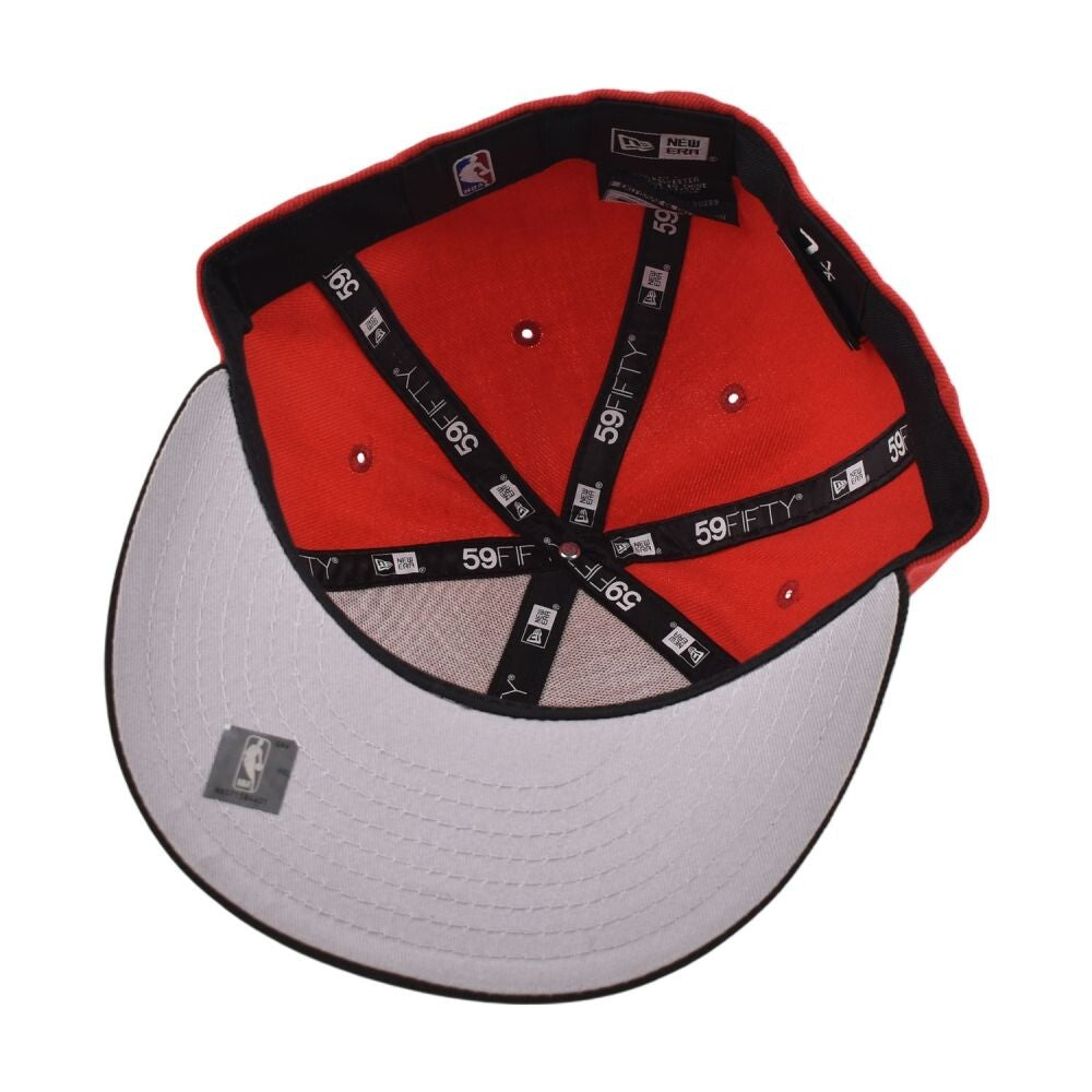 New Era 2Tone Atlanta Hawks 59Fifty Men's Fitted Hat Red/Black 70343705