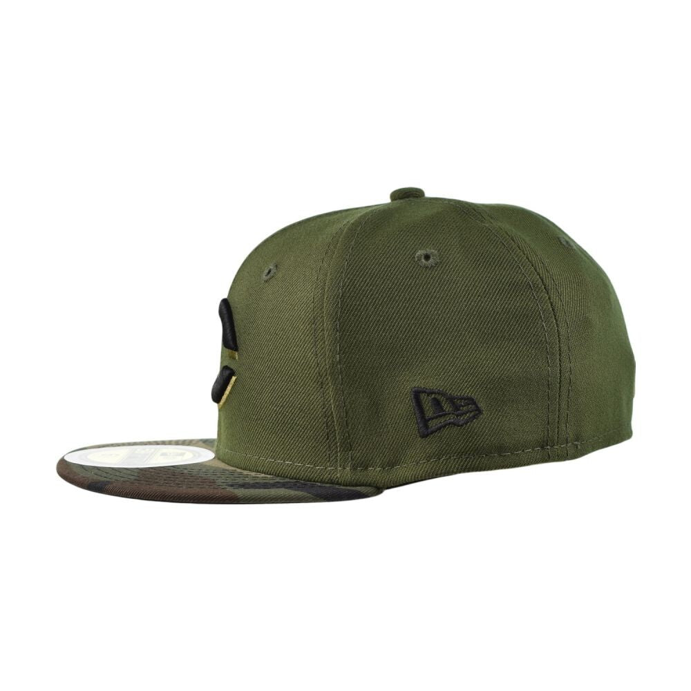 New Era Cincinnati Reds 59Fifty Kids' Fitted Hat Olive Camo 70423591