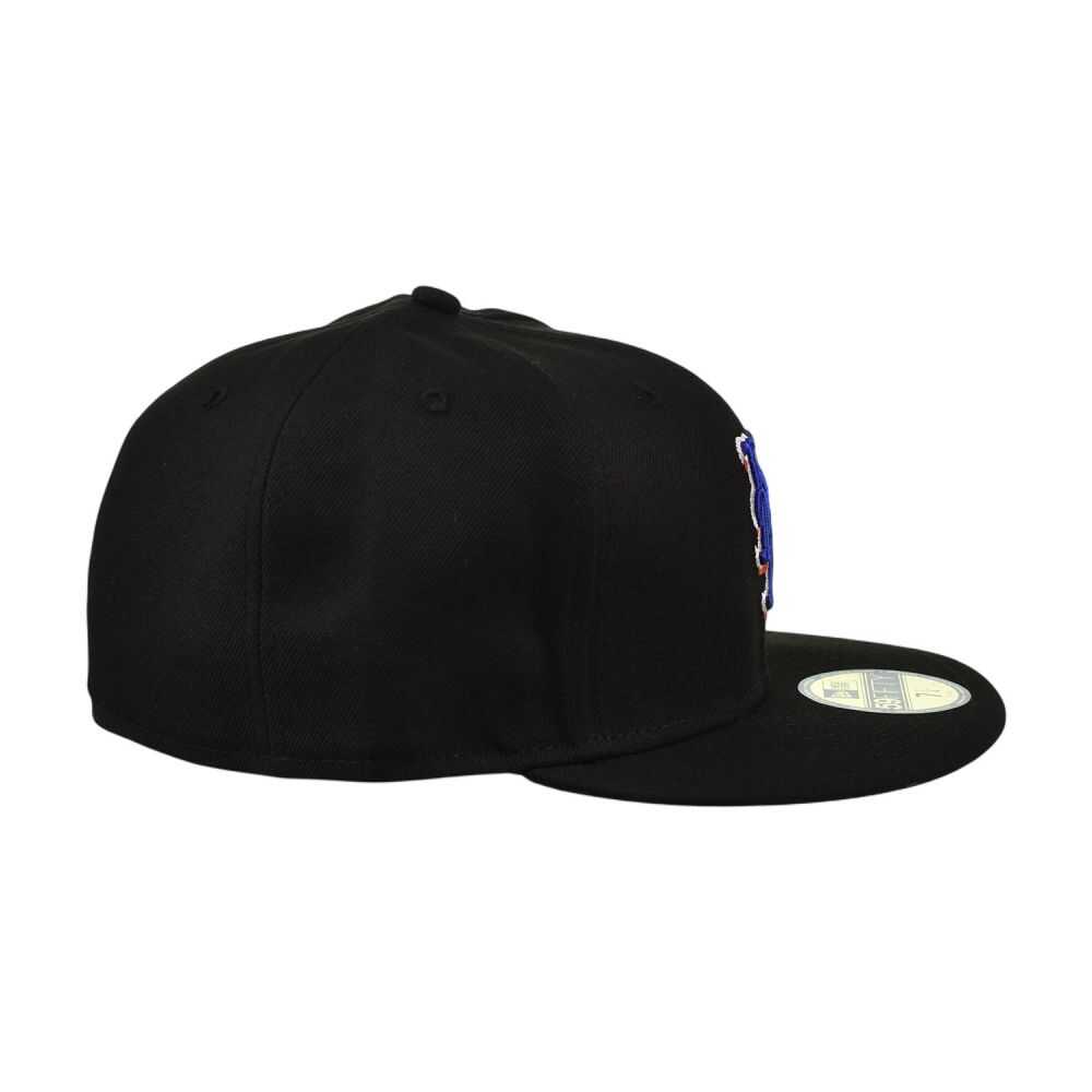New Era New York Mets 59Fifty Men's Fitted Hat Alternate Black  70639031