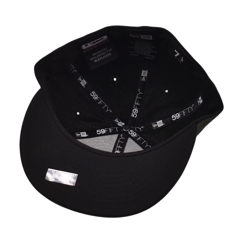 New Era New York Mets 59Fifty Men's Fitted Hat Alternate Black  70639031