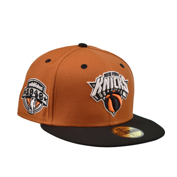 New Era MLB New York Knicks 59Fifty Men's Fitted Hat Orange-Black