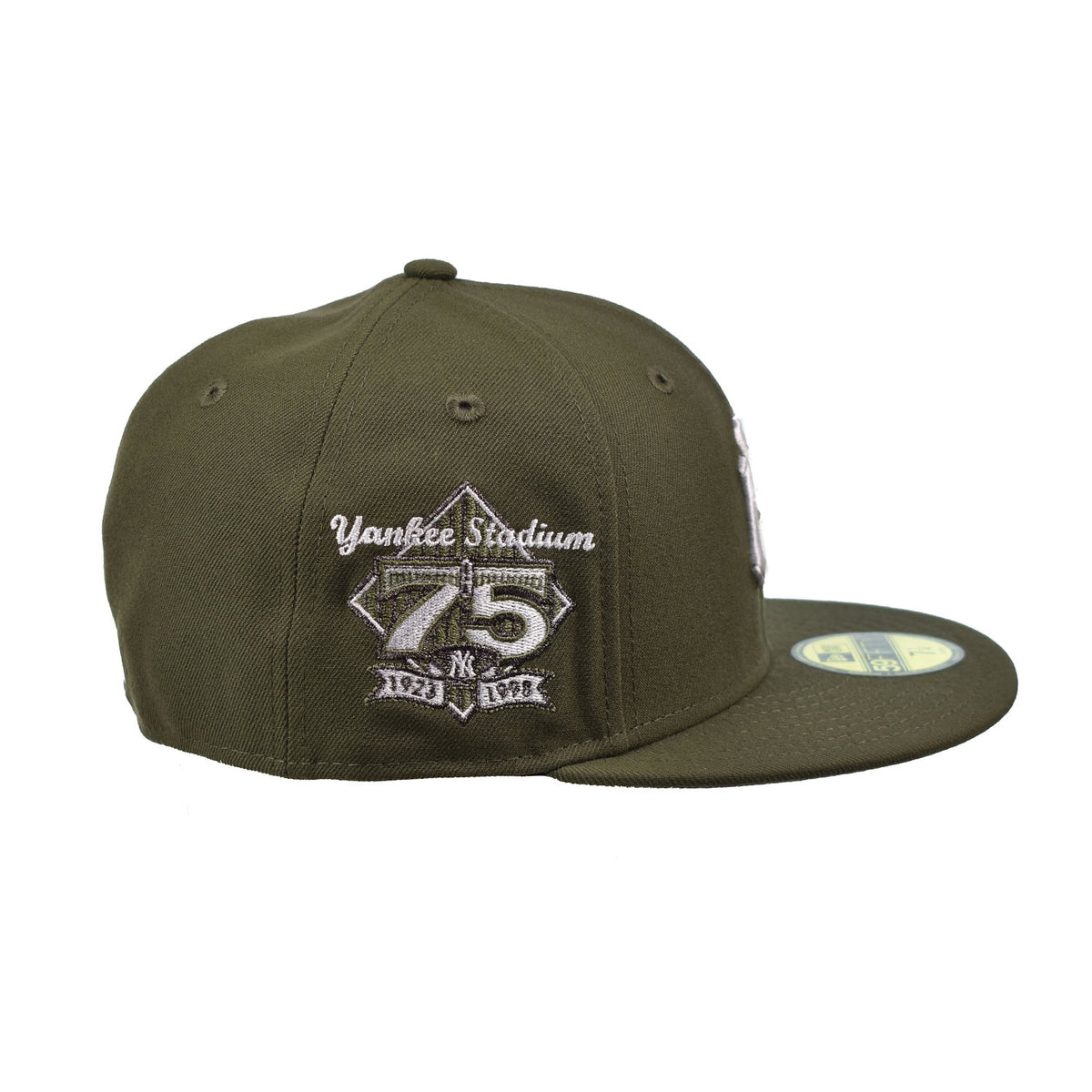 New Era MLB New York Yankees Stadium 59Fifty Men's Fitted Hat New Olive