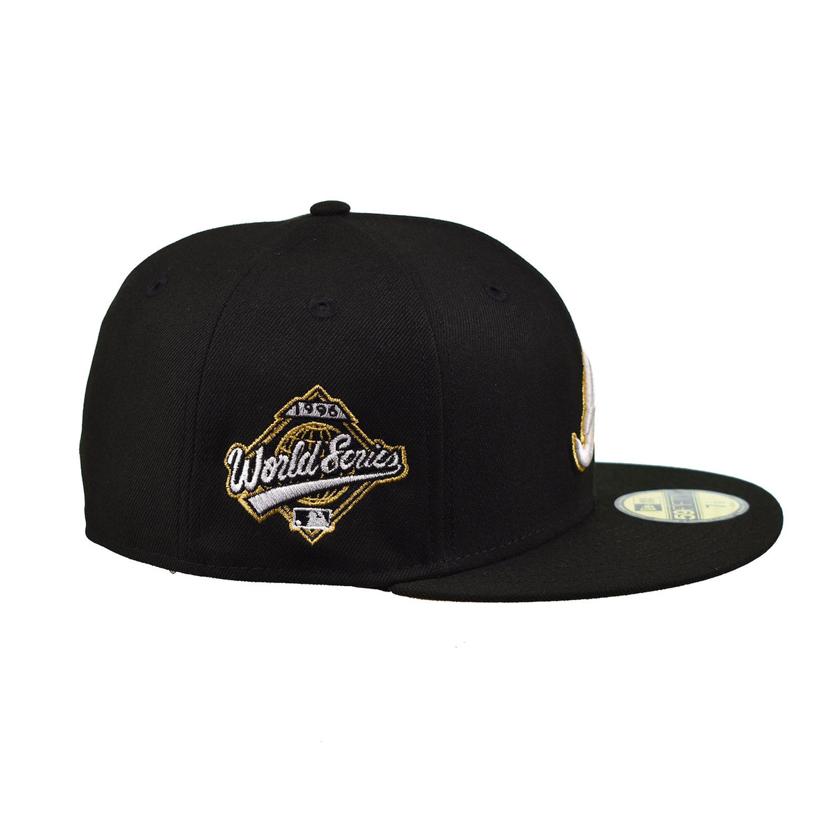 New Era MLB Atlanta Braves World Series 59Fifty Men's Fitted Hat Black