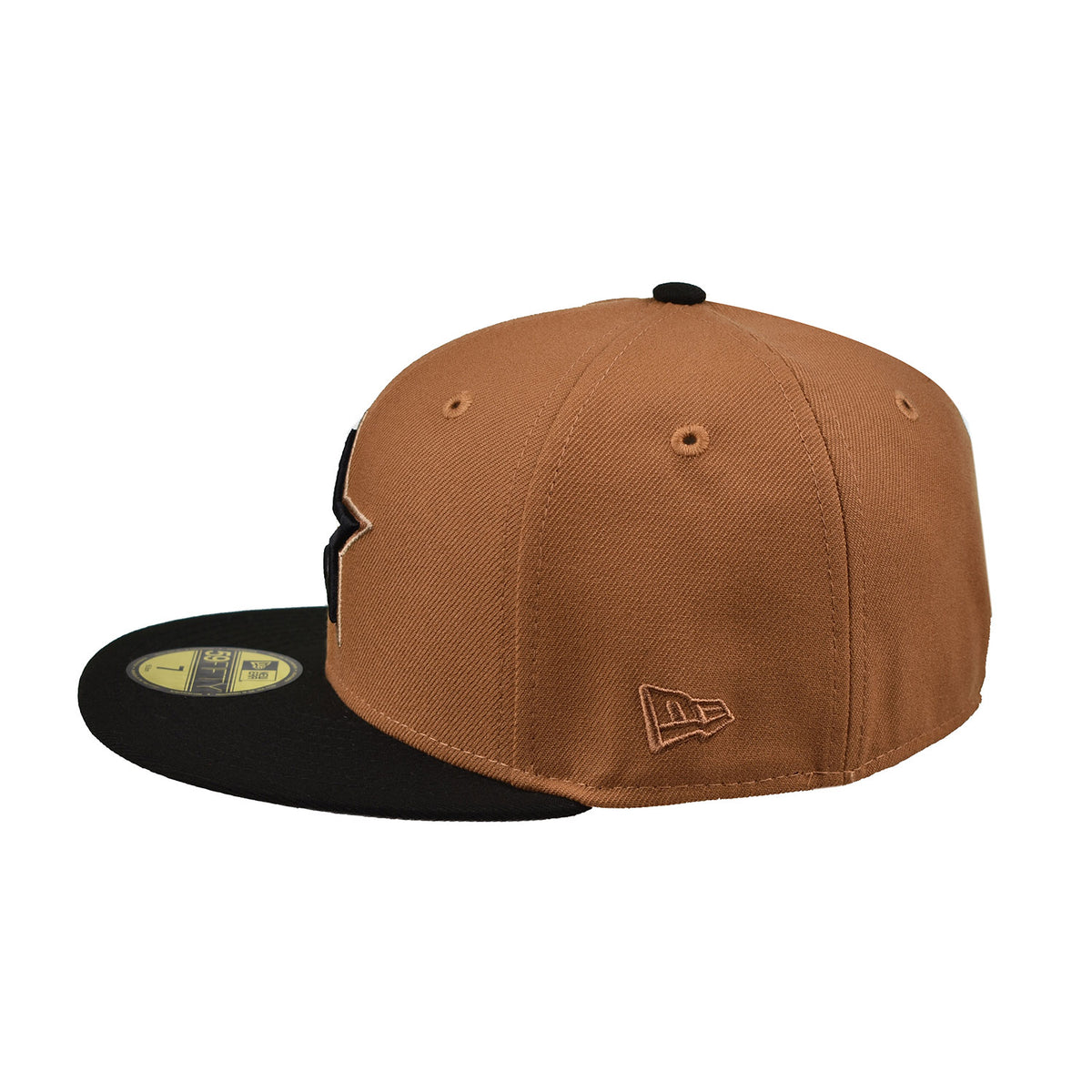 New Era Houston Astros Chrome World Series 59Fifty Men's Fitted Hat Brown-Black