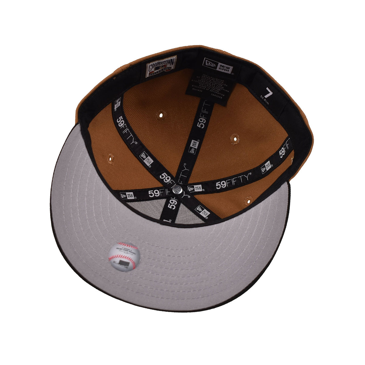 New Era Houston Astros Chrome World Series 59Fifty Men's Fitted Hat Brown-Black