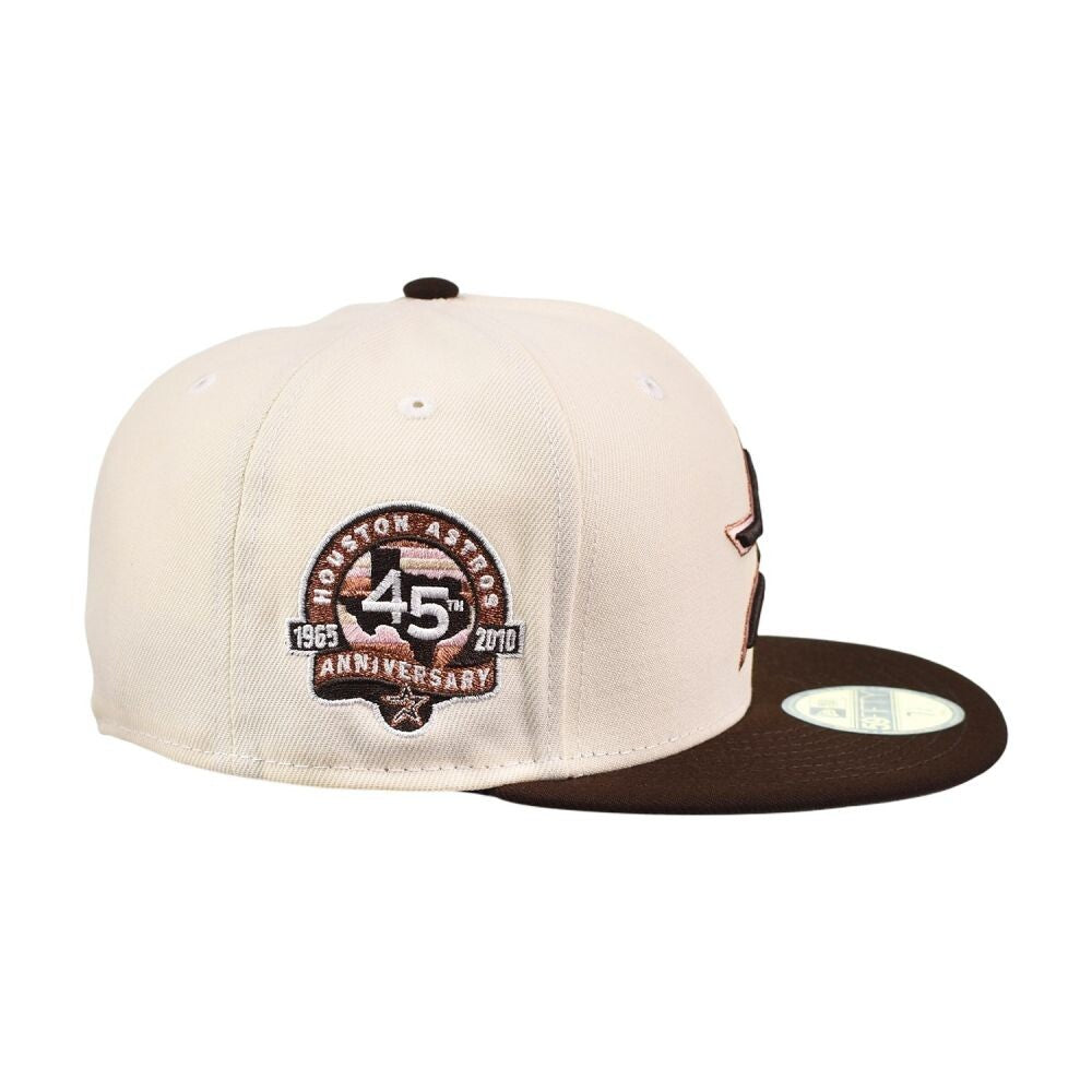 New Era Houston Astros 45th Anniversary Men's Fitted Hat Beige 70868791