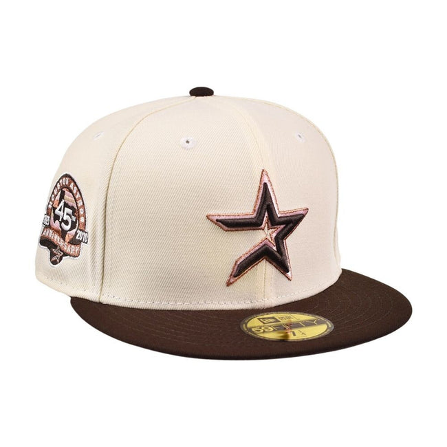 New Era Houston Astros 45th Anniversary Men's Fitted Hat Beige 70868791