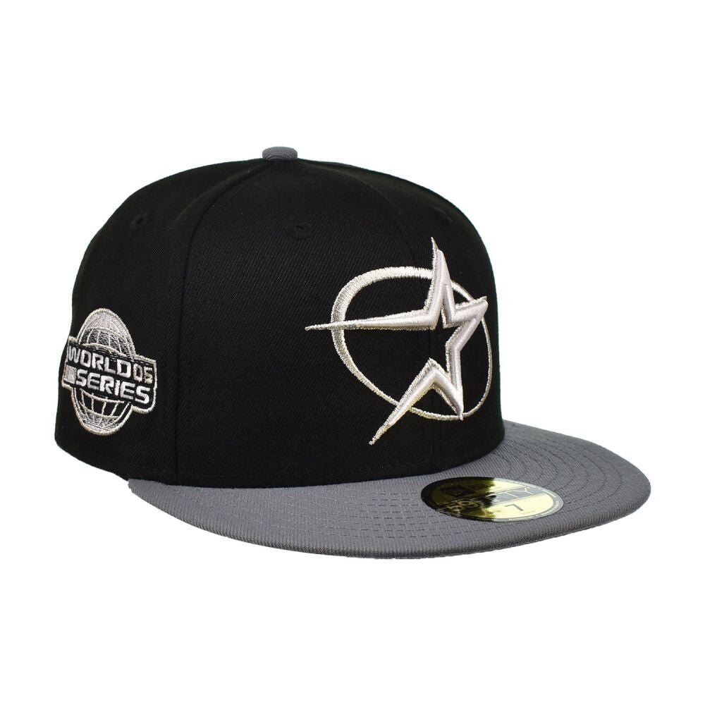 New Era Houston Astros WS 2005 Men's Fitted Hat Black/Grey 70902210