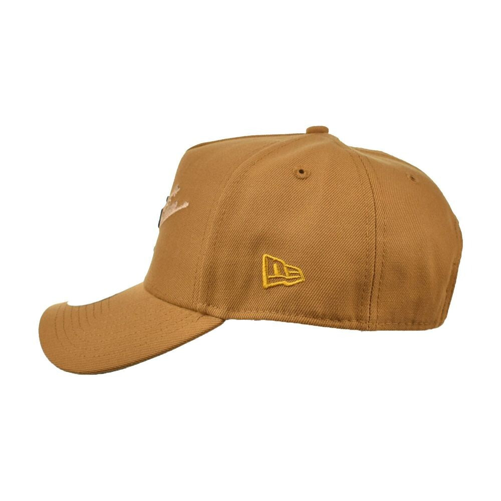 New Era Long Island 9Forty A-Frame Mens Snapback Hat Panama Tan 70909519
