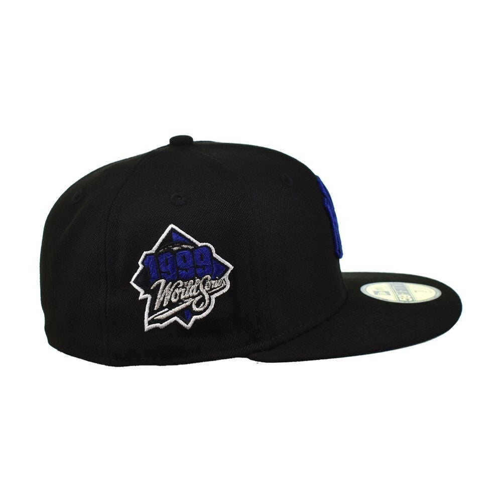 New Era NY Yankees 59Fifty Men's Fitted Hat Black/Royal Blue 70909525