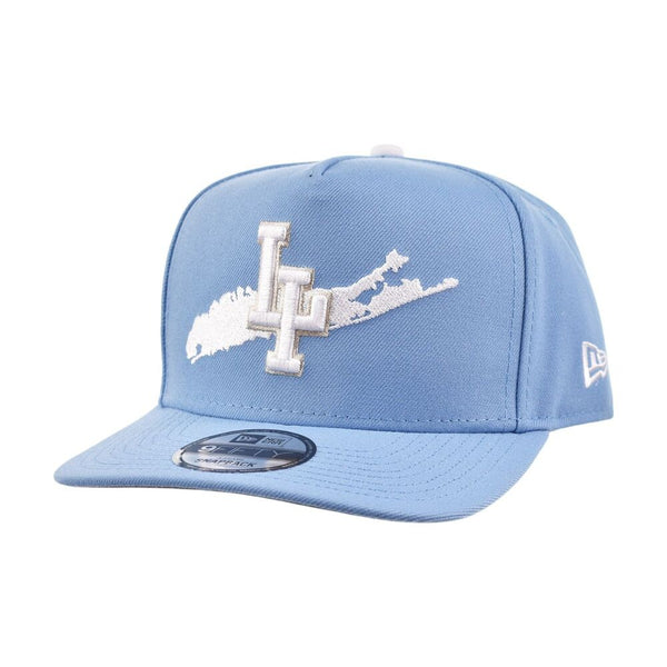 New Era Long Island 9Fifty A-Frame Men's Snapback Hat Sky Blue 70947921