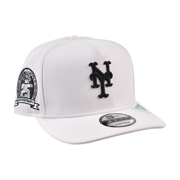 New Era NY Mets 25th Anniversary A-Frame Men's Hat White/Black 70975927