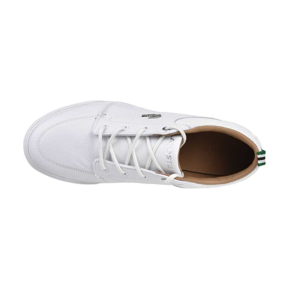 Lacoste Bayliss Leather Men's Shoes White 7-37cma0073-21g
