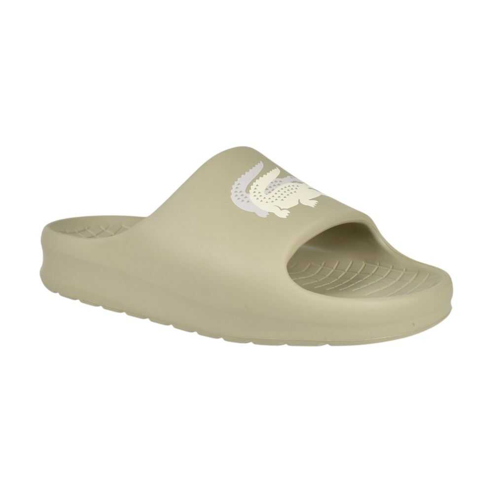 Lacoste Serve Slide 2.0 Men's Shoes Khaki/Off White 745cma0005-2a9