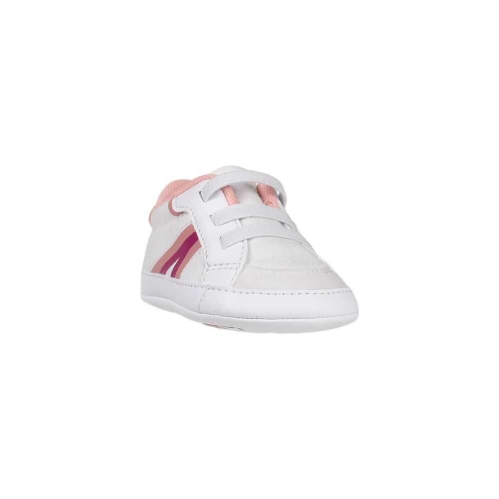 Lacoste L004 Crib Toddlers' Shoes White/Pink 746cub0001-b53