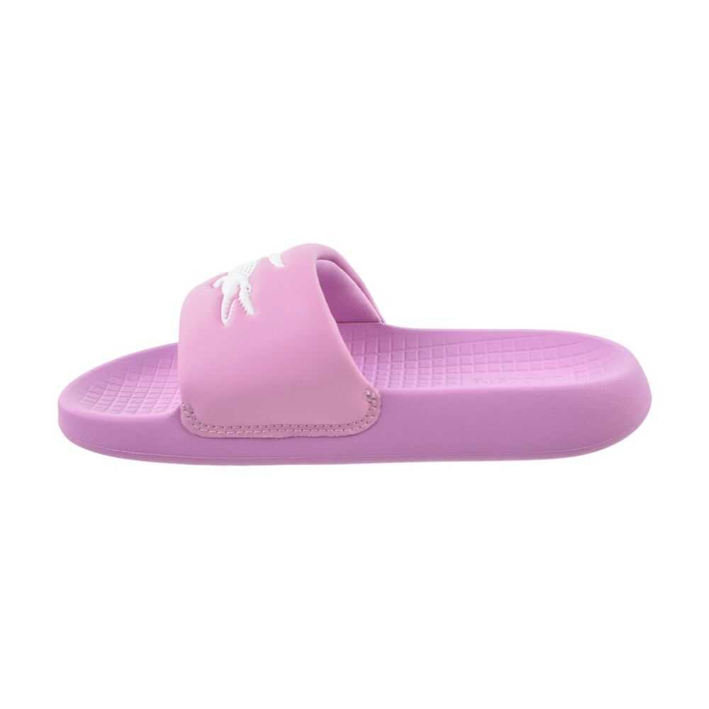 Lacoste Serve Slide 1.0 Little Kids' Sandals Pink/White 747cuc0002-f50