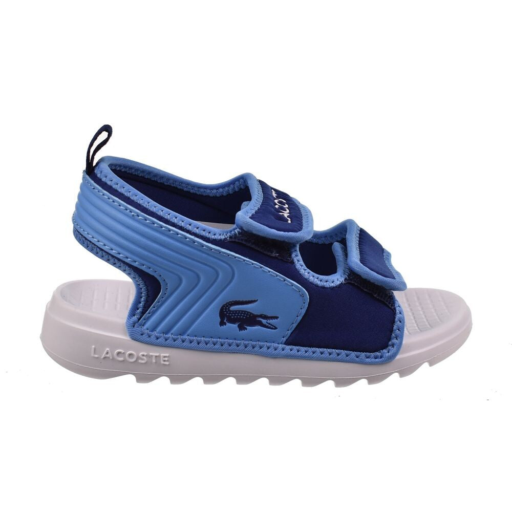 Lacoste Surukids 124 1 Little Kids' Sandals Blue/White 747cuc0004-221