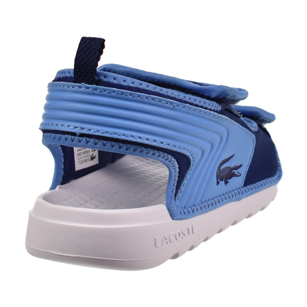 Lacoste Surukids 124 1 Little Kids' Sandals Blue/White 747cuc0004-221