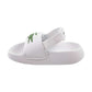Lacoste Serve Slide 1.0 Toddlers' Sandals White/Green 747cui0002-082