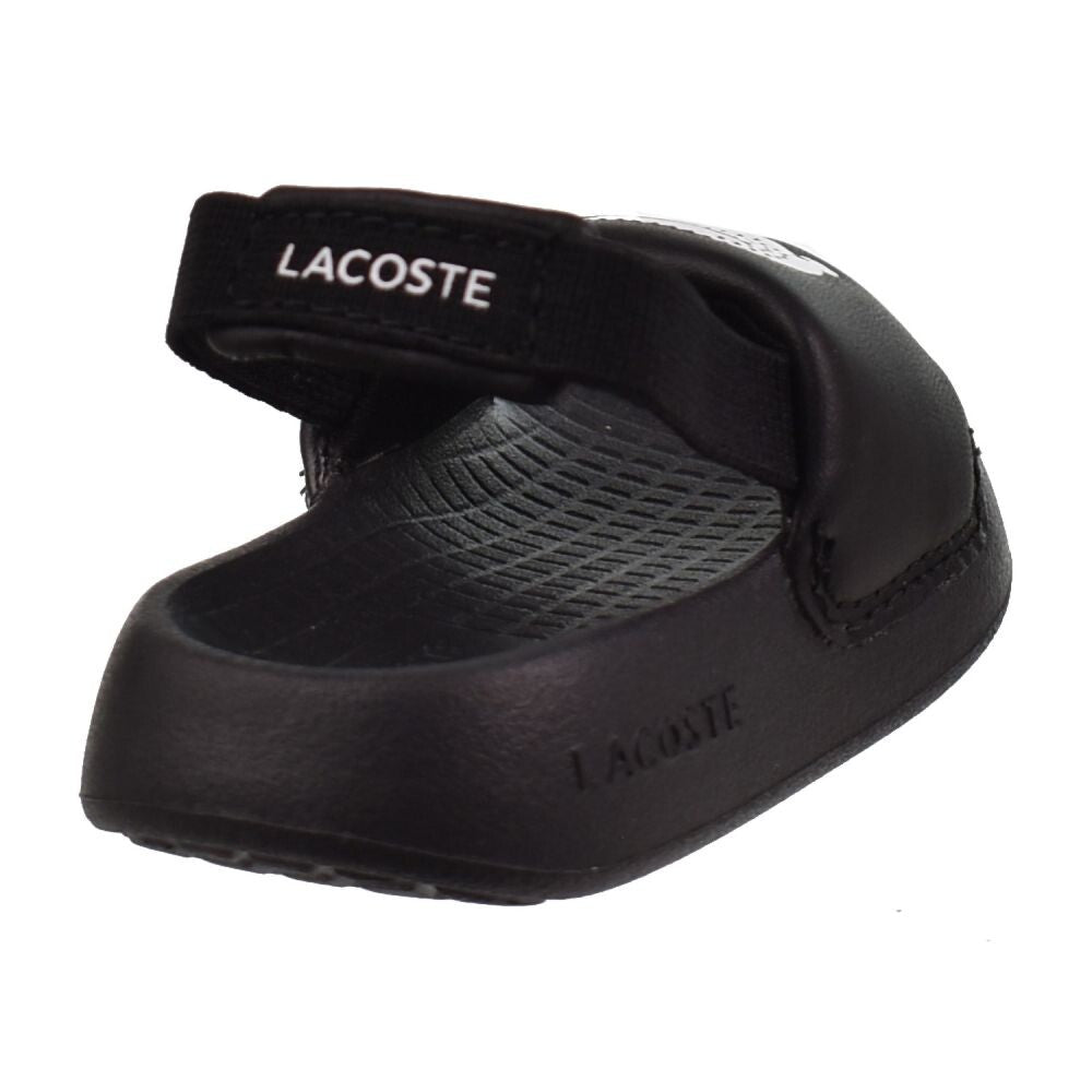Lacoste Serve 1.0 Toddlers' Sandals Black/White 747cui0002-312