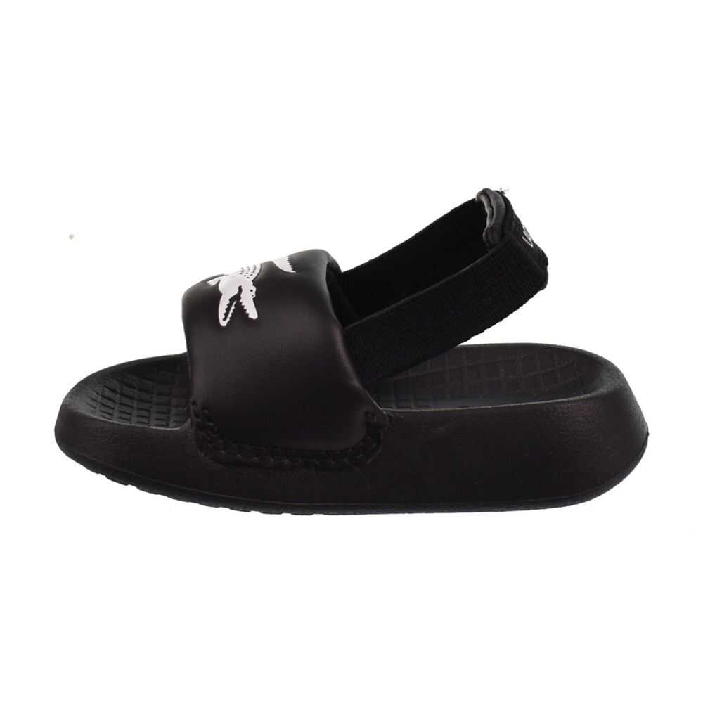 Lacoste Serve 1.0 Toddlers' Sandals Black/White 747cui0002-312