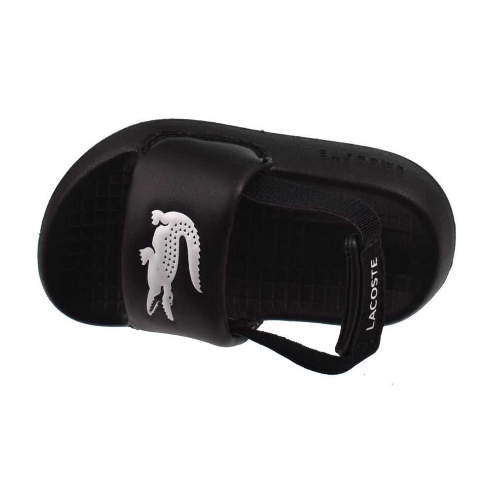 Lacoste Serve 1.0 Toddlers' Sandals Black/White 747cui0002-312
