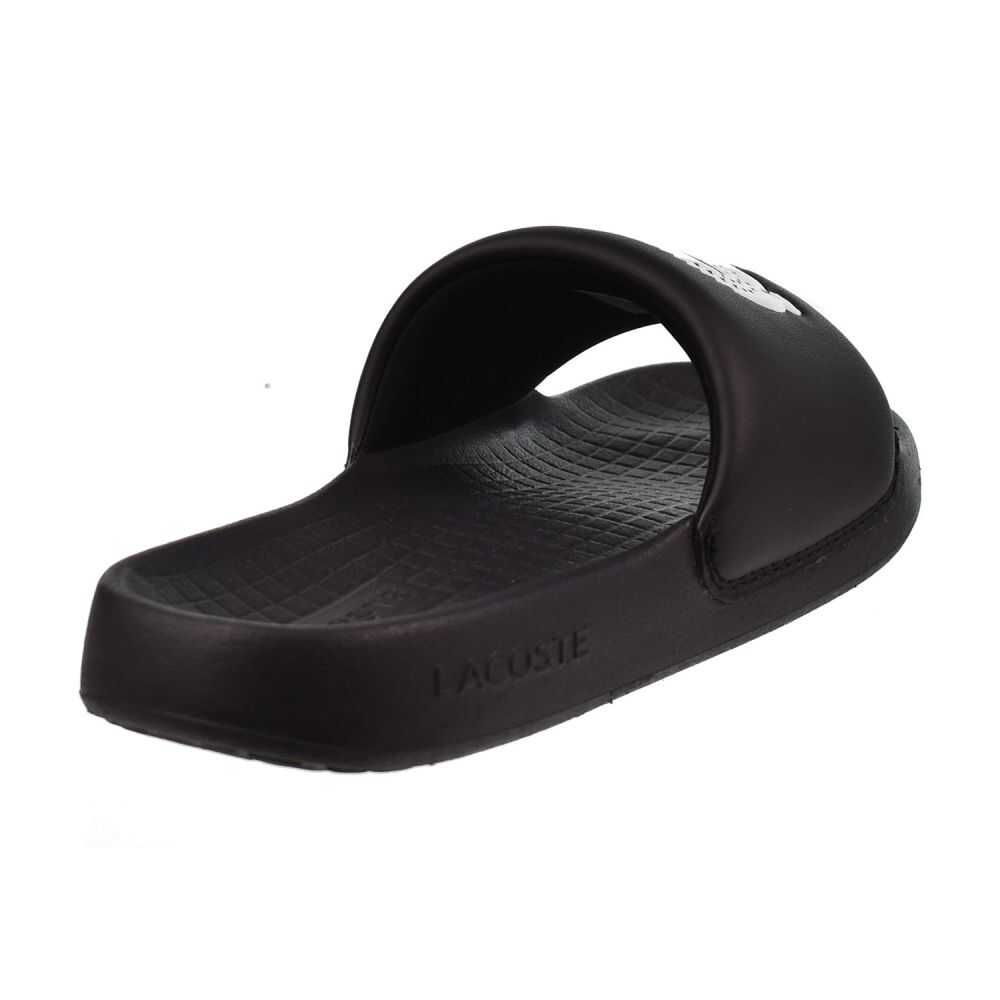 Lacoste Serve Slide 1.0 124 1 Big Kids' Sandals Black/White 747cuj0002-312