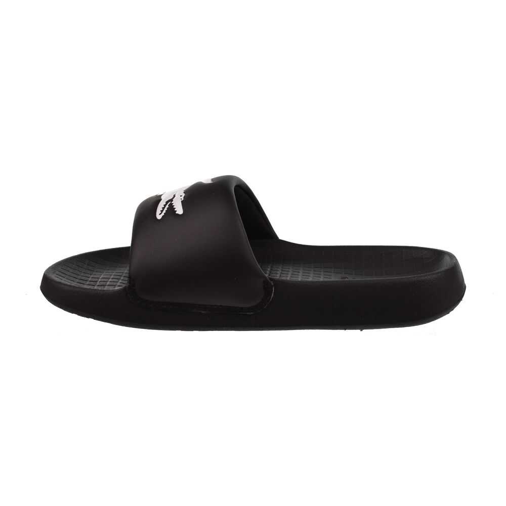 Lacoste Serve Slide 1.0 124 1 Big Kids' Sandals Black/White 747cuj0002-312