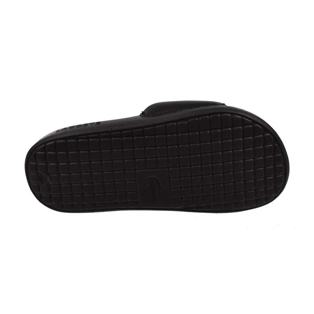 Lacoste Serve Slide 1.0 124 1 Big Kids' Sandals Black/White 747cuj0002-312