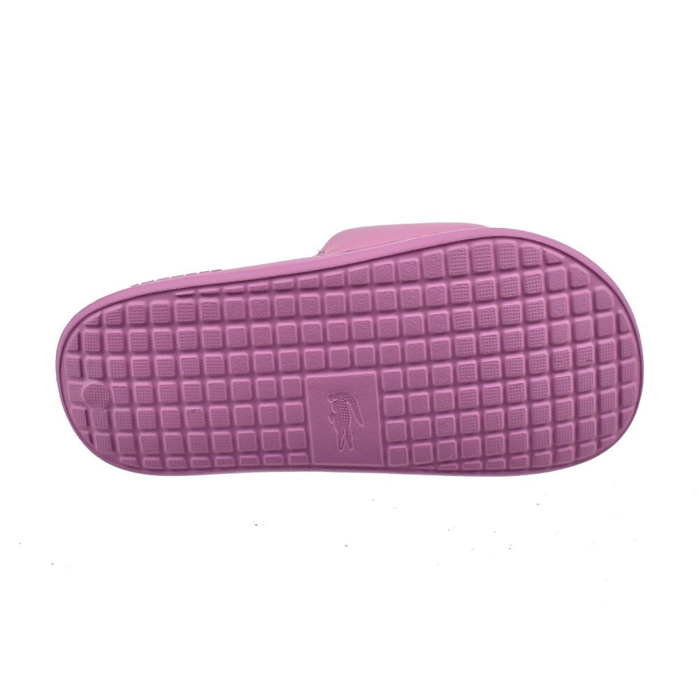 Lacoste Serve Slide 1.0 124 1 Big Kids' Sandals Pink/White 747cuj0002-f50