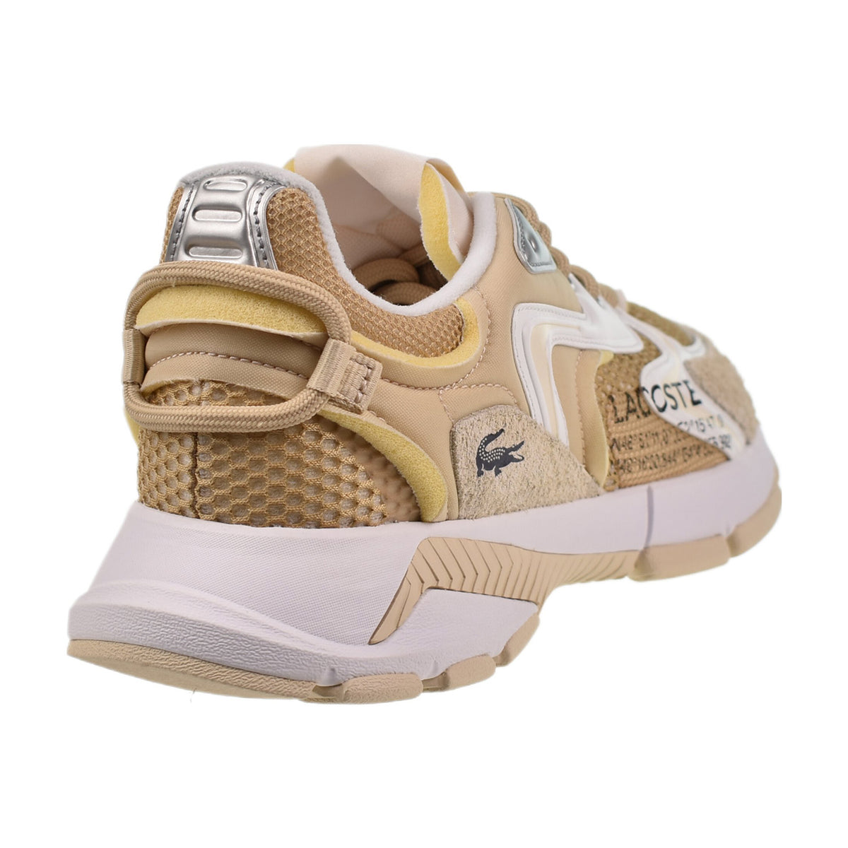 Lacoste L003 Neo Men's Shoes Beige-White 