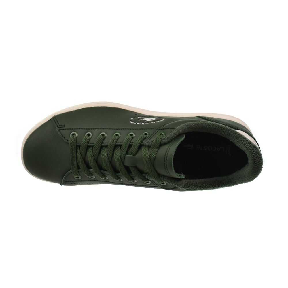 Lacoste Carnaby Set 224 2 SMA Men's Shoes Dark Green/Off White 748sma0012-1x3