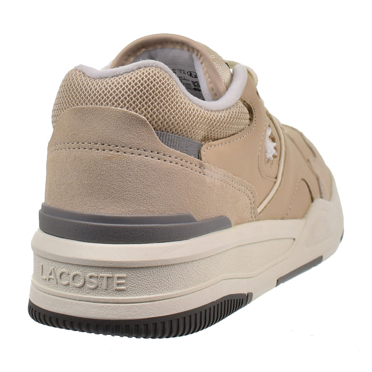Lacoste Lineshot 224 1 SMA Men's Shoes Off White/Light Grey 748sma0024-6d2