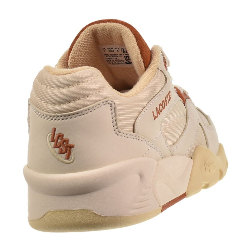 Lacoste Game Trainer 125 SMA Men's Shoes Off White 749sma0076-157