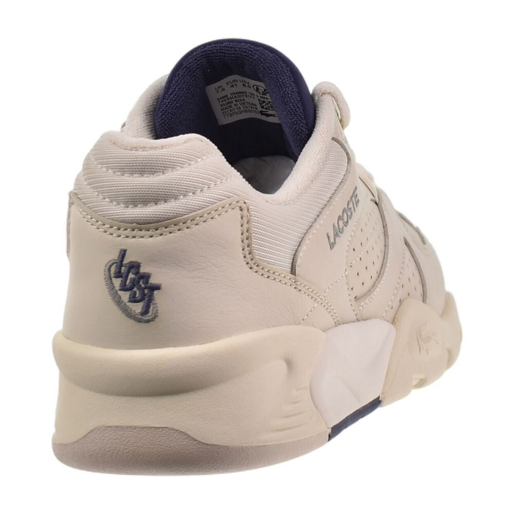 Lacoste Game Trainer 125 SMA Men's Shoes Off White 749sma0078-1y4