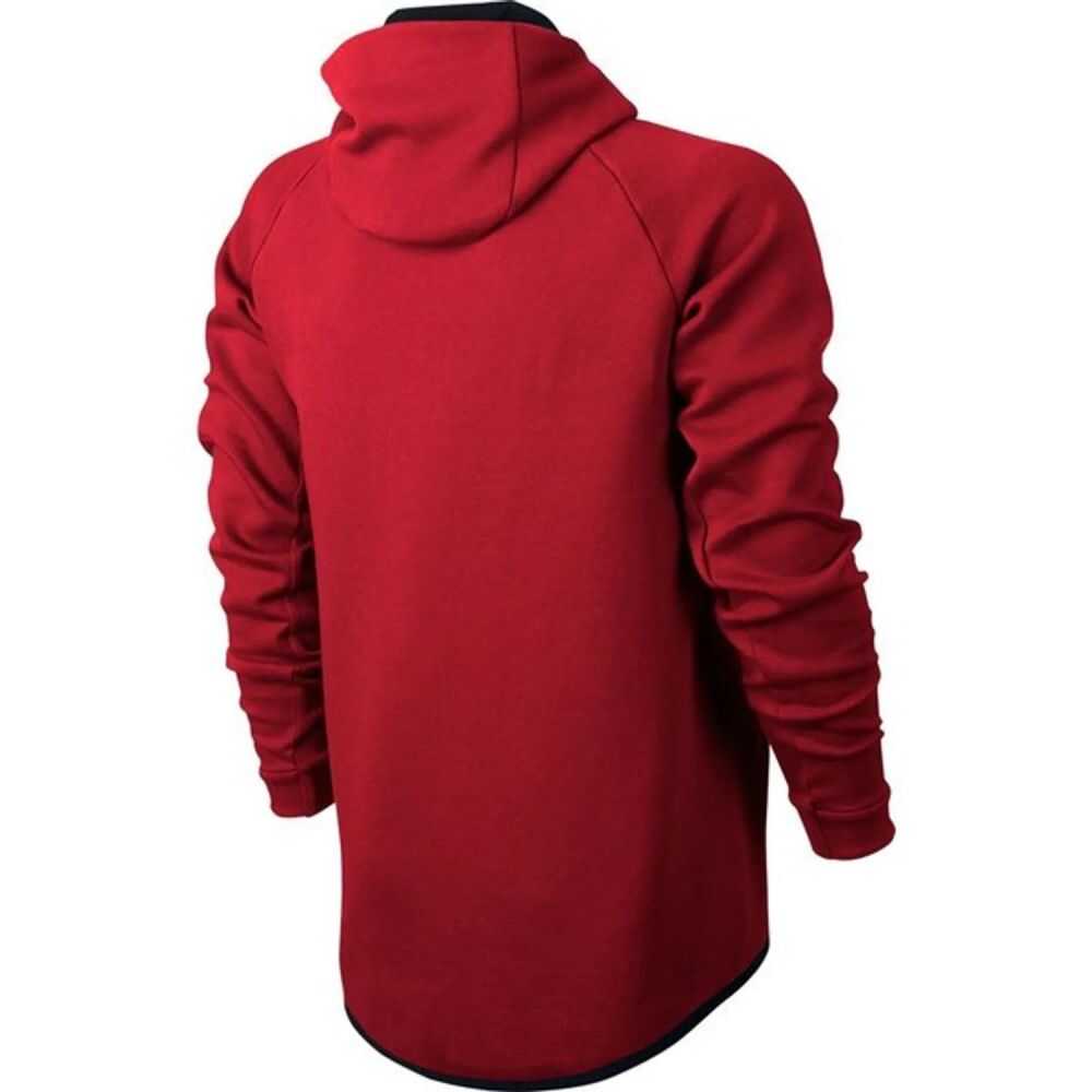 Nike Tech Full Zip Men's Hoodie Red/Black 805144-654