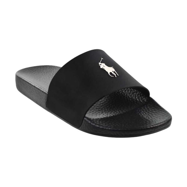 Polo Ralph Lauren Signature Pony Men's Slides Black/White  809852071-011
