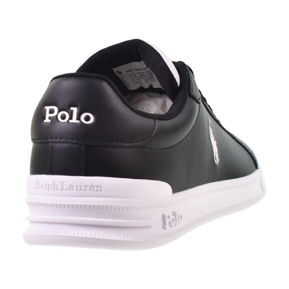 Polo Ralph Lauren Heritage Court II Nappa Men's Shoes Black