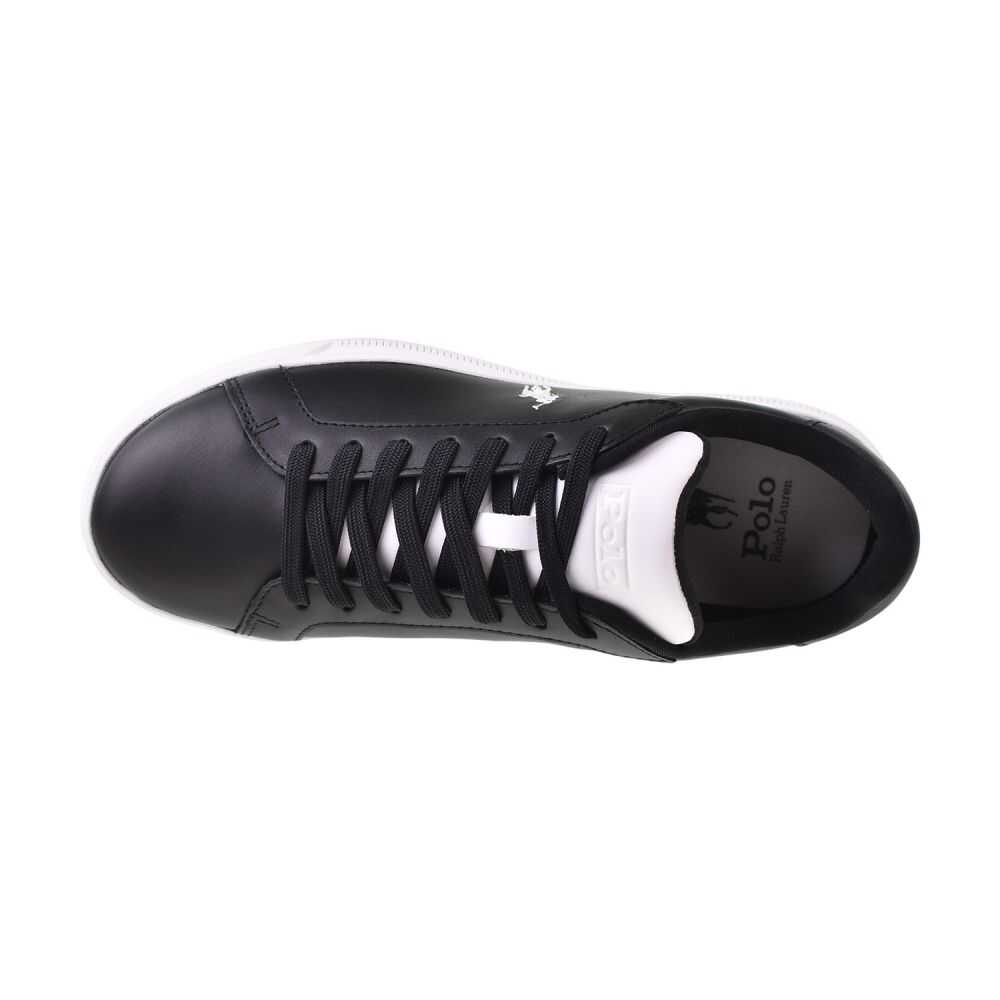 Polo Ralph Lauren Heritage Court II Nappa Men's Shoes Black