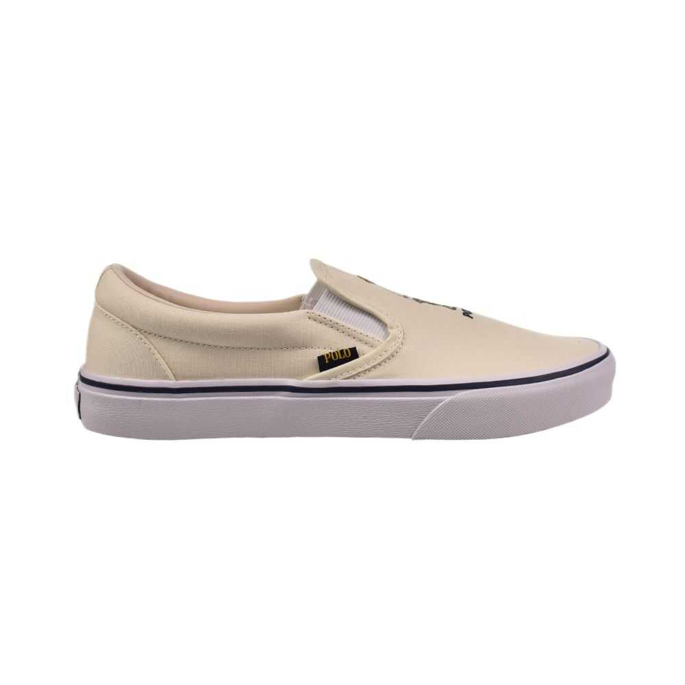 Polo Ralph Lauren Keaton Men's Slip-on Shoes Chic Cream 816892927-002